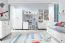 Lit enfant / adolescent Tellin 13 | Blanc & Blanc brillant | 90 x 200 cm | Design moderne