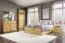 Chambre complète 6 pièces Fazenda | Style moderne | Finition chêne naturel | Nombreux rangements
