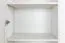 Armoire vitrine Badile 10 | Pin blanc et marron | 187 x 57 x 39 cm | Style campagne chic