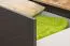 Table basse contemporaine Vaitele 29 | Anthracite brillant & noyer | 90 x 90 x 37 cm