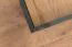 Table basse contemporaine Vaitele 29 | Anthracite brillant & noyer | 90 x 90 x 37 cm