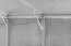 Serre Chicoree L10, HKP 6 mm, Surface au sol : 9,50 m² - Dimensions : 430 x 220 cm (L x l)