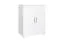 Commode en pin massif blanc Columba 06 | 101 x 80 x 50 cm | 3 grands compartiments | Grand espace de rangement | Structure stable