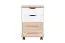 Caisson mobile Banjaran 36 | chêne Sonoma / blanc | 66 x 45 x 40 cm | 4 tiroirs sur roulettes