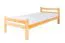 Lit enfant ou adolescent K33 Easy Premium Line | Hêtre massif naturel | 90 x 200 cm | Sommier à lattes inclus