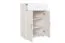 Commode blanche en pin massif Columba 02 | 1 tiroir, 3 niches | 123 x 80 x 50 cm | Montage rapide | Longévité
