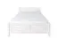 Chambre complète style maison de campagne | Set K Junco 4 pièces | Blanc | Pin massif | Lit 120 x 200 cm