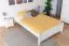 Chambre complète style maison de campagne | Set K Junco 4 pièces | Blanc | Pin massif | Lit 120 x 200 cm