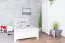 Chambre enfant et ado complète L Junco blanc | 3 pièces | Pin massif | Style maison de campagne | Lit 100 x 200 cm