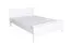 Lit junior élégant en pin massif 69 | Blanc | 160 x 200 cm | Sommier inclus | Montage rapide