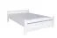 Lit enfant moderne en hêtre massif 118 | Design épuré blanc | 140 x 200 cm | Sommier inclus | Robuste et résistant