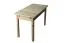 Table extensible en bois de pin massif naturel 008 | Rectangulaire | 120/170 x 80 cm