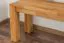 Banc en hêtre massif nature | 180 x 35 cm | Design moderne et robuste