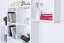 Étagère murale en pin massif blanc Junco 281 | 120 x 146 x 20 cm | Design moderne et robuste