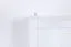 Étagère murale en pin massif blanc Junco 281 | 120 x 146 x 20 cm | Design moderne et robuste
