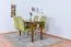 Table carrée en pin massif Junco 227D | Finition chêne rustique | 120 x 60 cm | Style moderne et robuste
