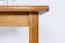 Table carrée en pin massif Junco 227D | Finition chêne rustique | 120 x 60 cm | Style moderne et robuste