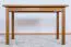 Table en pin massif couleur chêne rustique Junco 227D (carré) - 120 x 60 cm (L x P)