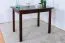 Table carrée en pin massif finition noyer | Junco 228A | 100 x 70 cm | Design moderne et chaleureux