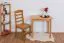 Table carrée en pin massif | Finition aulne | Junco 226A | 50 x 80 cm | Design moderne | Robuste