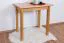 Table carrée en pin massif | Finition aulne | Junco 226A | 50 x 80 cm | Design moderne | Robuste
