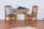 Table ronde en pin massif | Finition aulne chaleureuse | Junco 234B | Ø 80 cm