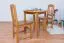 Table ronde en pin massif | Finition aulne chaleureuse | Junco 234B | Ø 80 cm
