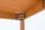 Table ronde en pin massif | Finition aulne chaleureuse | Junco 234B | Ø 80 cm