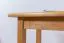 Table en pin massif finition aulne Junco 226B | Forme carrée | 50 x 90 cm | Design moderne et robuste