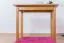 Table en pin massif finition aulne Junco 226B | Forme carrée | 50 x 90 cm | Design moderne et robuste