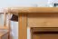 Table en pin massif couleur aulne Junco 228C - 120 x 70 cm (L x P)