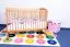 Berceau pour bébé en pin massif, couleur aulne couleur 104, sommier à lattes inclus - 60 x 120 cm (L x l)