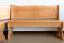 Banc d’angle en pin massif | Finition aulne | Junco 243 | 85 x 110 x 150 cm | Design L spacieux