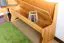 Banc d’angle en pin massif | Finition aulne | Junco 243 | 85 x 110 x 150 cm | Design L spacieux