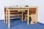 Banc d’angle en pin massif naturel Junco 244 | Forme L gain de place | 85 x 110 x 148 cm