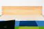 Lit double / lit d'appoint en hêtre massif naturel 116, avec sommier à lattes - Surface de couchage : 160 x 200 cm (l x L)
