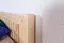 Pin Cadre de lit 180 x 200 cm Naturel