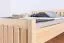 Pin Cadre de lit 180 x 200 cm Naturel