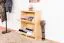 Bois massif-Armoire à chaussures, Couleur: Naturel 80x58x30 cm