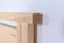 Lit junior en pin massif naturel 69 | Sommier inclus | 160 x 200 cm | Design moderne et robuste