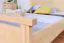 Lit junior en pin massif naturel 69 | Sommier inclus | 160 x 200 cm | Design moderne et robuste