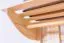 Vestiaire mural en pin massif naturel Junco 348 | Design moderne | 100 x 60 x 31,5 cm