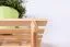 Vestiaire mural en pin massif naturel Junco 348 | Design moderne | 100 x 60 x 31,5 cm