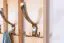 Vestiaire mural en pin massif naturel Junco 348 | Design moderne | 100 x 60 x 31,5 cm