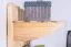 Vestiaire mural en pin massif naturel Junco 348 | Design moderne | 100 x 60 x 31,5 cm
