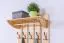 Vestiaire mural en pin massif naturel Junco 348 | Design moderne | 100 x 60 x 31,5 cm