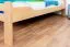 Lit double "Easy Premium Line" K4, 200 x 200 cm hêtre naturel massif, sommier à lattes inclus