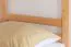 Lits superposés pour adultes "Easy Premium Line" K20/n, tête et pied de lit droits, hêtre massif naturel - 90 x 200 cm (l x L), séparables