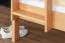 Lits superposés pour adultes "Easy Premium Line" K20/n, tête et pied de lit droits, hêtre massif naturel - 90 x 200 cm (l x L), séparables