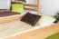 Lits superposés pour adultes "Easy Premium Line" K20/h avec couchage supplémentaire et 2 caches, tête et pied de lit droits, en hêtre massif naturel - couchage : 90 x 200 cm (l x L), séparables